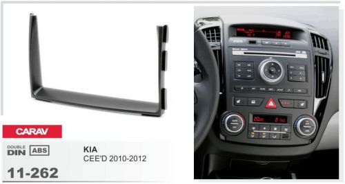 Carav 11-262 2din car radio dash kit panel for kia cee'd 2010-2012