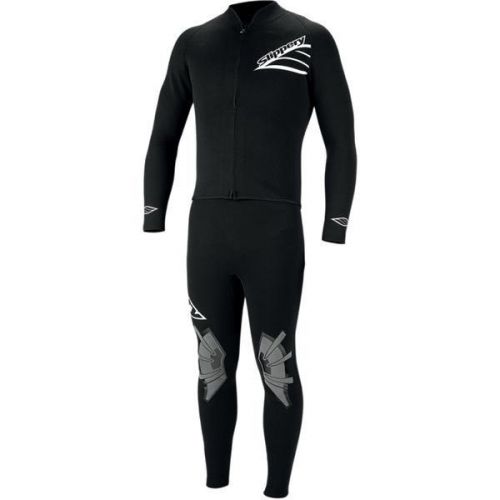 Slippery breaker john &amp; jacket  mens wetsuit-black-sm