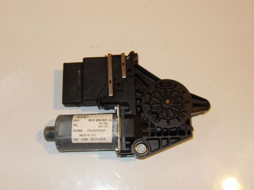 2006 audi a4 cabriolet  left rear quarter window motor 2003 2004 2005 b6 s4