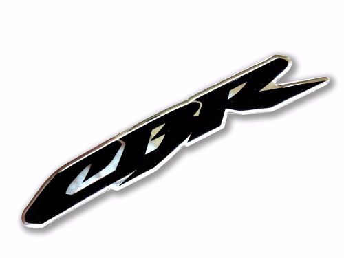 1pc. cbr honda fire blade big bike clear resin on reflective sticker metallic
