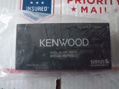 Kenwood kca-sr50  sirius interface box   kenwood head units to sirius receivers