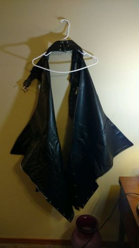 Women's small all leather chaps by unik
