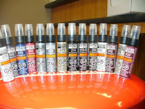 Genuine toyota touch up paint 1/2 oz pen &amp; brush 1b2 gray mica metallic