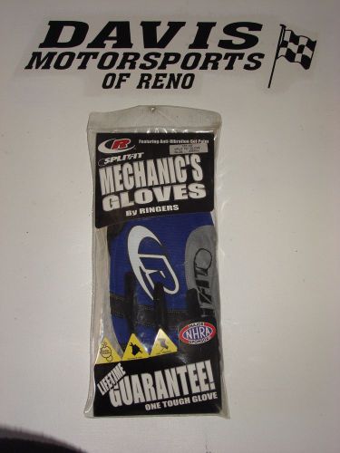 Small - blue mechanics gloves by ringers,pit crew gloves,work gloves