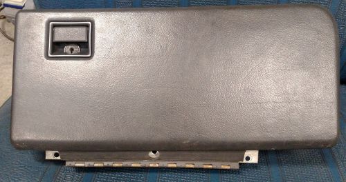 93-02 pontiac firebird gray locking glove box dash storage compartment glovebox