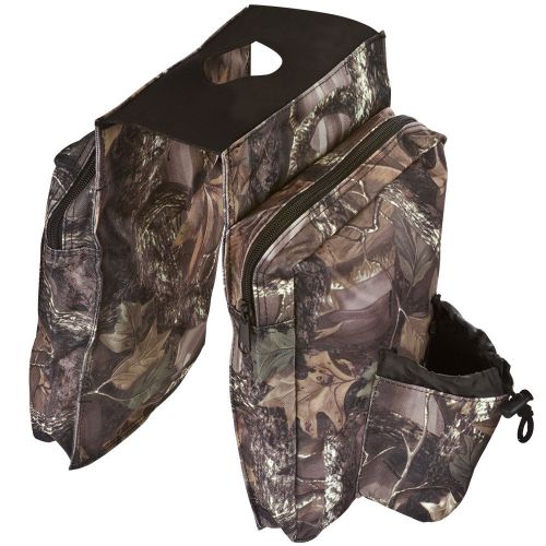 Camo 4-wheeler quad atv tank hunting storage saddlebag &amp; cup holder 62204