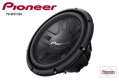 Pioneer ts-w311d4 12" champion series dual 4 ohm subwoofer 400w rms 1400w peak