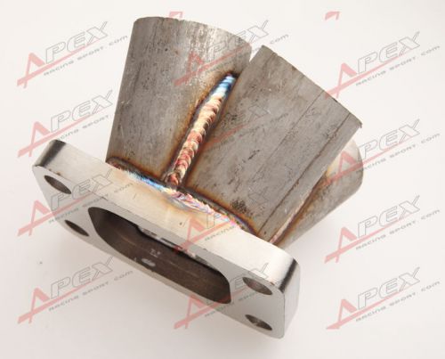 4-1 4 cylinder manifold header merge collector stainless steel t4 flange