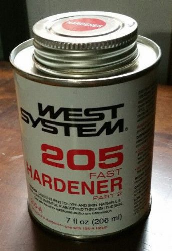 New genuine west system 205-a hardener for epoxy fast hardener 7 fl. oz.
