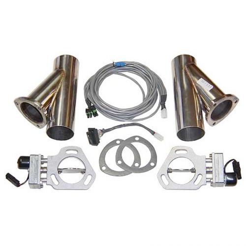 Pypes 2-1/2 in pipe diameter bolt-on electric exhaust cut-out kit p/n hve10k