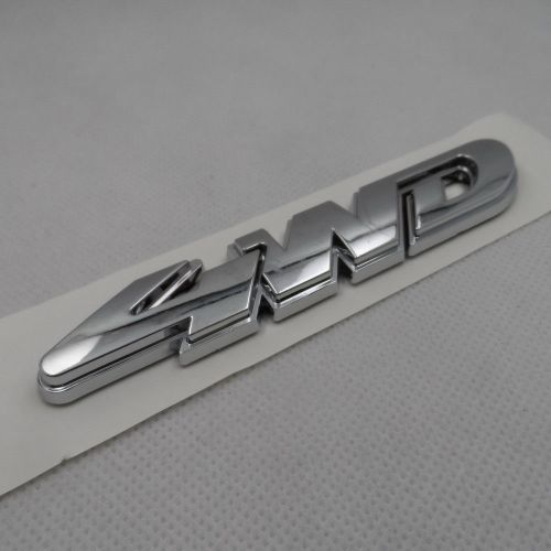 Car trunk  badge  emblem tailgate 4wd 4 wheel drive for suv chrome