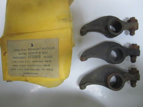 59-62 chevrolet 235 pontiac 261 rh exhaust rocker arm (3) nors 5772515