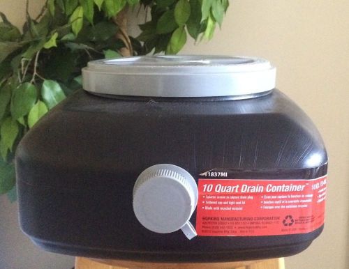 10 quart drain container