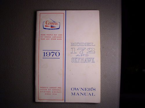 1970 cessna 172 owner&#039;s manual