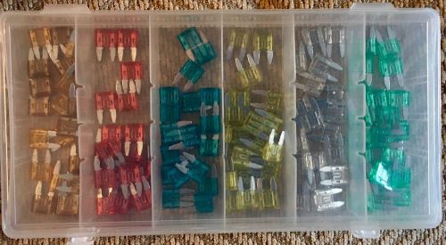 Atm (mini) car fuse assortment - 119 pieces
