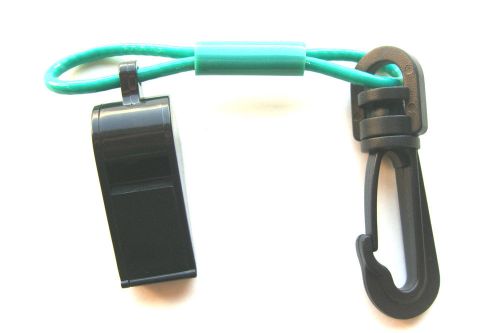 Jetski seadoo waverunner jet boat mercury marine whistle with clip teal
