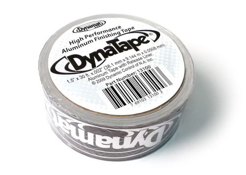 New dynamat dynatape 13100 1.5&#034; x 30&#039; aluminum high performance finishing tape