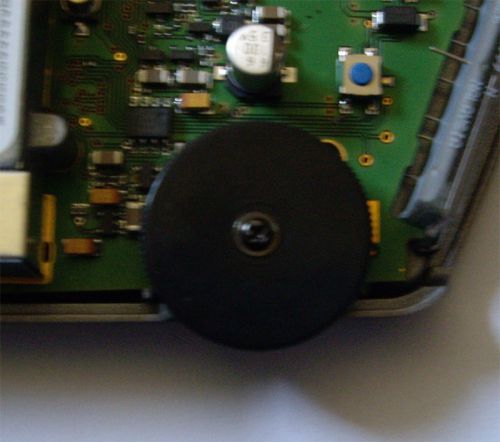 Escort passport 8500 x50 on/off/volume thumbwheel. read the description.