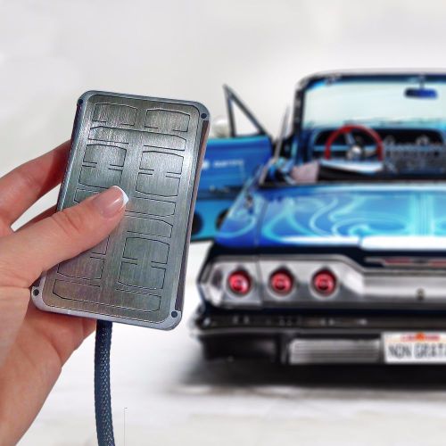 «risbank» wood+aluminium+stainless airride switch box lowrider stance fitment