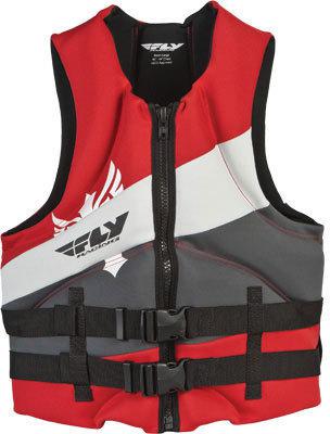 Fly racing men s neoprene life vest red/grey 2x xx-large 98760466 2xl red