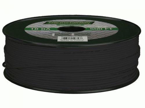 Metra install bay pwbk16500 primary wire w/ 16 gauge black 500 feet cables new