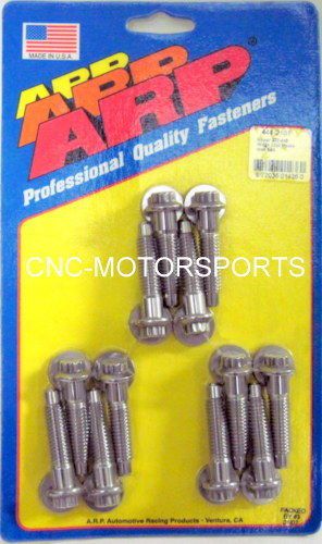 Arp intake manifold bolt kit 444-2101 chrysler 318 440 wedge uses 3/8" socket