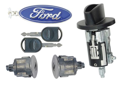 Ford ranger 2001-2011 p/u - ignition lock &amp; chrome door locks with 2 keys -new