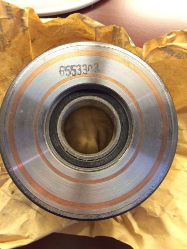 Nos a/c 15-224 comp pulley w/bearing. gm 6550750. new in box