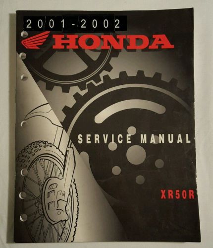 2001-2002 honda xr50r service manual oem 61gel01
