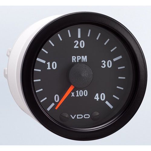 Vdo 333-156 vision tachometer  2-1/16&#034; electrical  4000 rpm