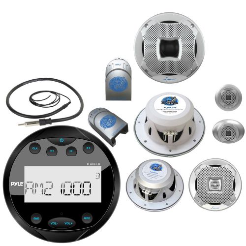 Purchase PLMR91UB Black Boat Bluetooth USB Radio, Amplifier, 6.5