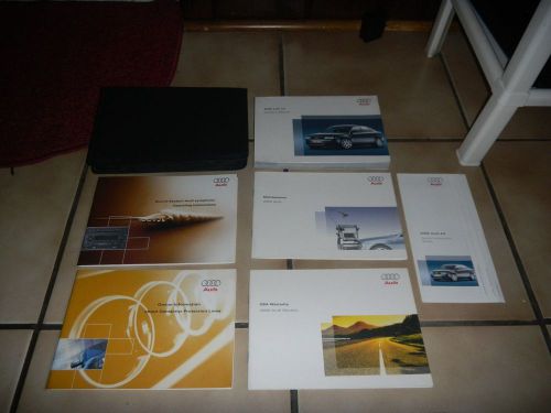2005 audi a4 owners manual set + free shipping