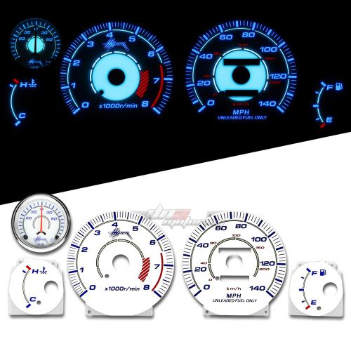 Reverse indiglo glow gauge dash face for 95-99 nissan maxima v6 3.0 vq30de a32