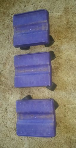 Snowmobile dolly wheels purple