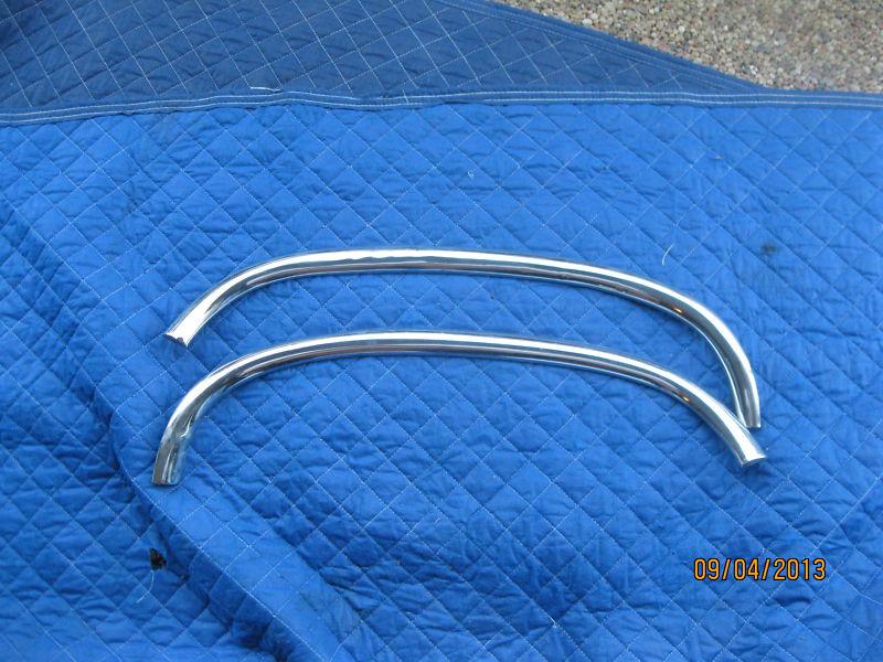 61 62 corvette original rear convertible deck lid moulding
