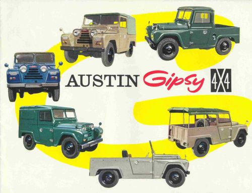 Austin gipsy workshop manual 250pg for hard soft top pickup truck repair service