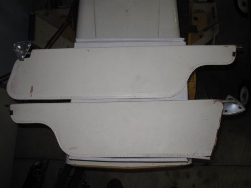 1962 mercury front sun visors, rh &amp; lh, used