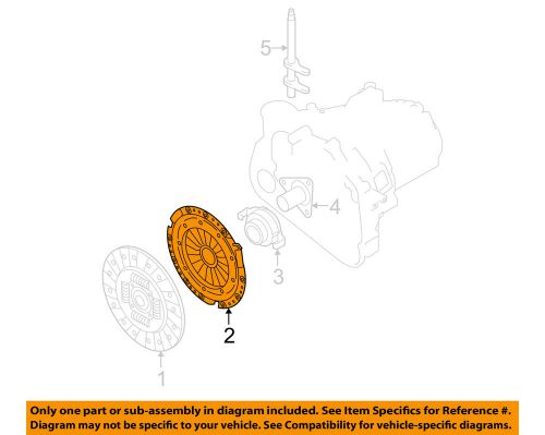 Kia oem 05-08 sportage-clutch pressure plate 4130039260