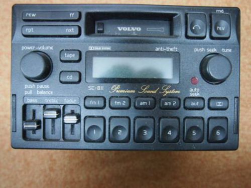 Volvo 850 am fm radio cassette player factory oem head unit stereo
