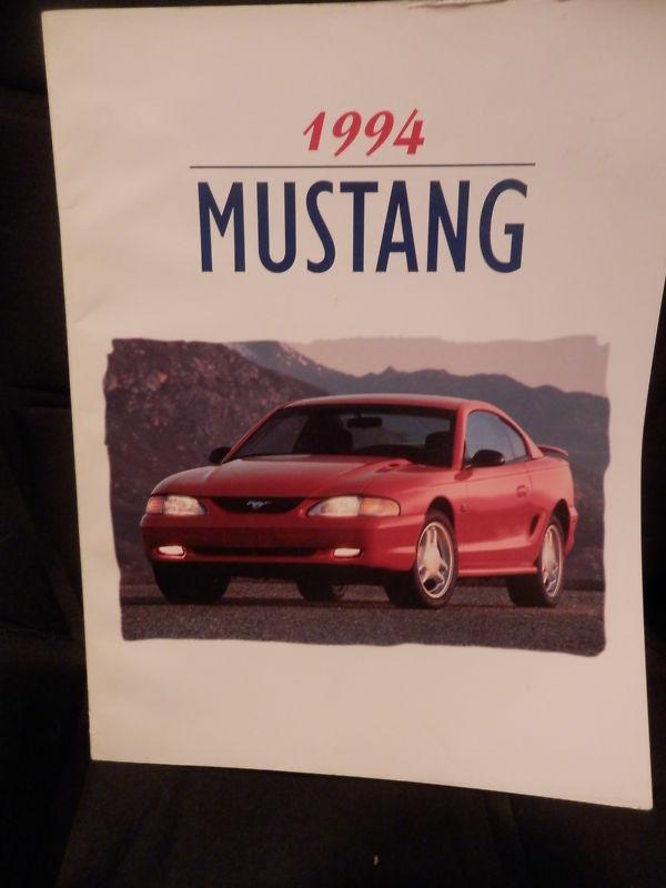 1994 mustang salesmans training manual. mint condiiton!