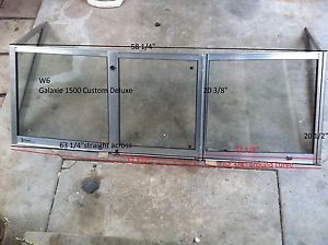 New 63 1/4" wide boat windshield (w6)  fits galaxie 1500 custom deluxe