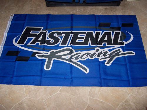 5 ft by 3 ft  - fastenal racing - shop flag   street outlaws