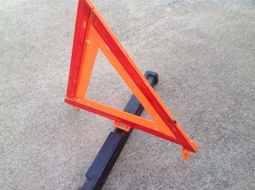 One weighted triangle road reflectors safety dot warning signs james king 1005