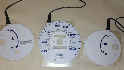 White glow gauges 1992-95 honda civic mt