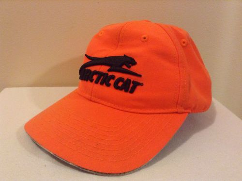 Arctic cat baseball cap hat orange hunting arcticwear snowmobile  free ship