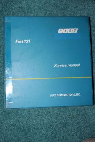 Fiat 131 service manual 1975/1976