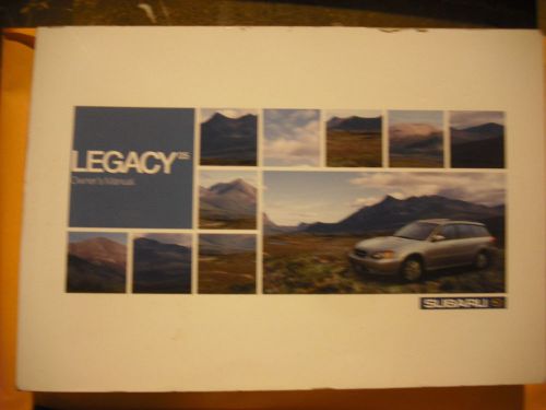 2005 subaru legacy   owners manual