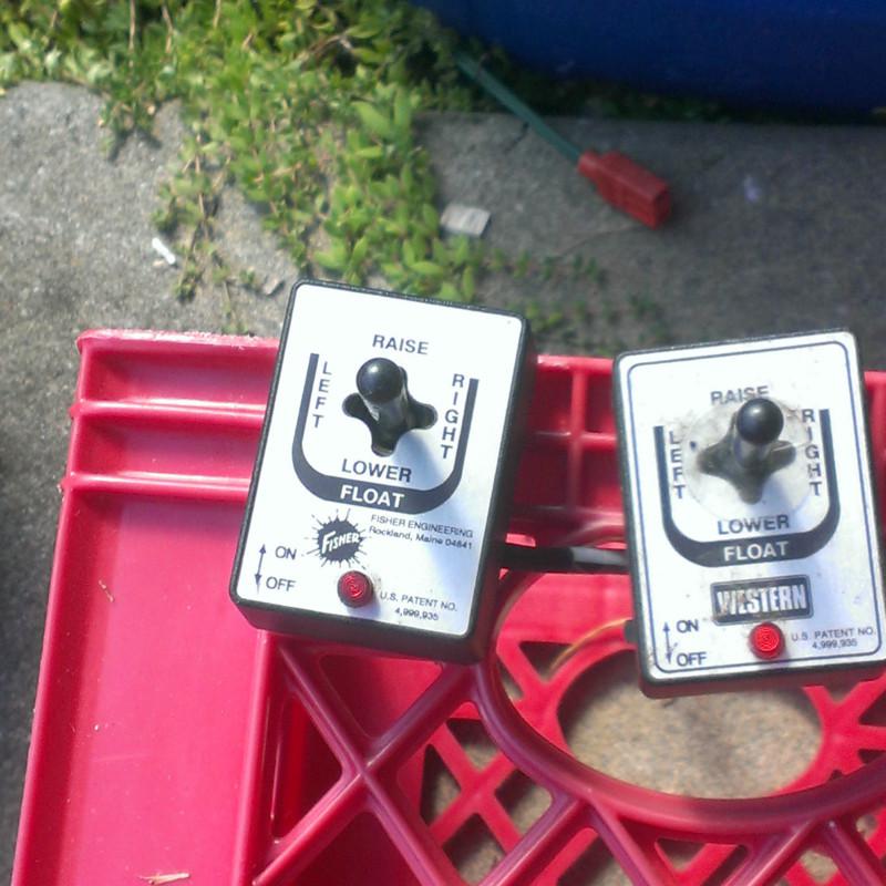 Fisher plow control joystick