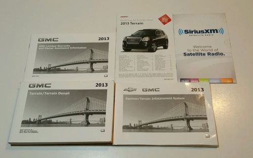 2013 gmc terrain navigationowners manual  denali sle slt-2 slt1 lse2 sle awd 2wd