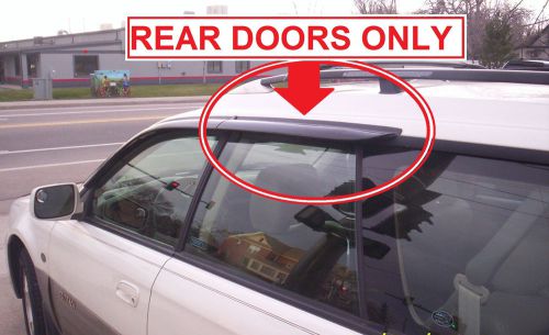 Subaru legacy outback avs 94922 rain guards rear only 2000 2001 2002 2003 2004